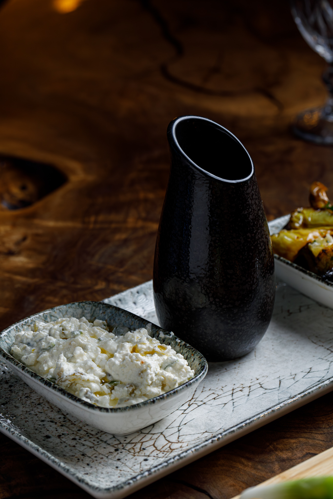 Whipped feta and house-made dips